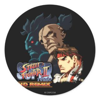Ryu, Sagat & Akuma Classic Round Sticker
