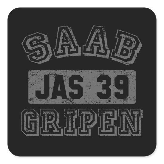 Saab Gripen Square Sticker