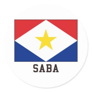 Saba Classic Round Sticker