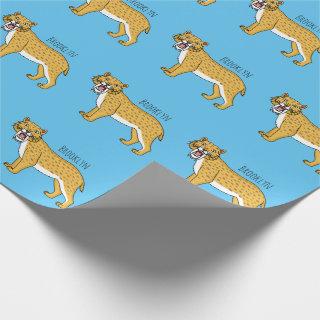 Saber-toothed tiger illustration