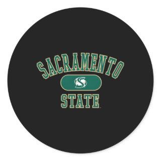 Sacrato State Hornets Varsity Classic Round Sticker