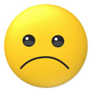 Sad expression emoji sticker