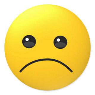 Sad expression emoji sticker