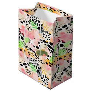 Safari Animals Fur Prints Patterns Colorful Medium Gift Bag