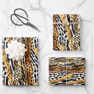 Safari Animals Fur Prints Patterns Wildlife Boho  Sheets