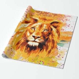 Safari Lion | Colorful Lion