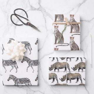 Safari Zoo Animals  Sheets