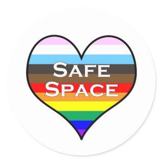 Safe Space Classic Round Sticker