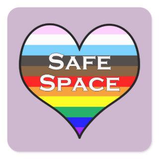 Safe Space Square Sticker