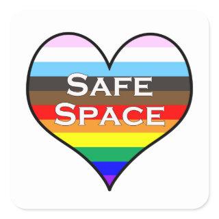 Safe Space Square Sticker