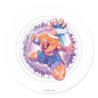 Sagat Classic Round Sticker