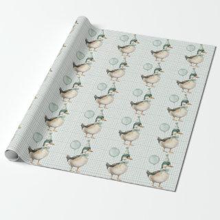 Sage Green One Lucky Duck Balloon Birthday