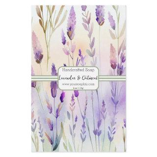 Sage & Lavendar Watercolor Soap Wrap Paper Sheet