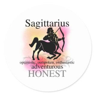 Sagittarius About You Classic Round Sticker