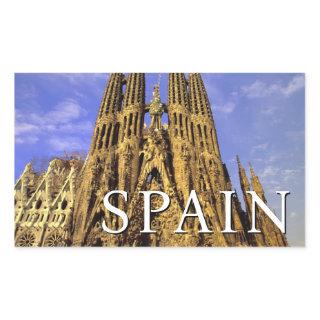 Sagrada Familia | Barcelona, Spain Rectangular Sticker