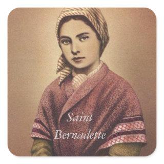 SAINT BERNADETTE  SQUARE STICKER