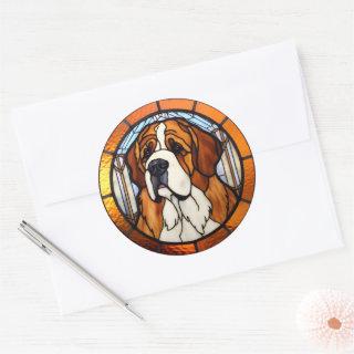 Saint Bernard Dog Sticker Pack