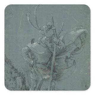 Saint Christopher, 1510 Square Sticker