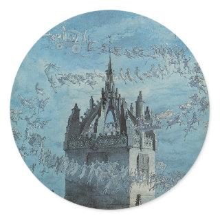 Saint Giles - His Bells by Charles Altamont Doyle Classic Round Sticker