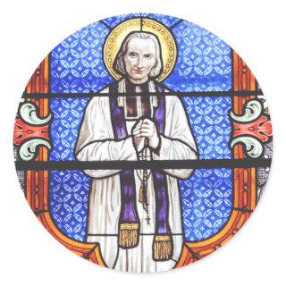 Saint Jean Baptiste Marie Vianney  Classic Round Sticker