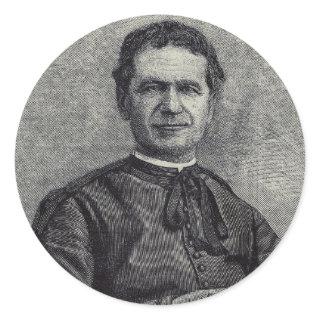Saint John Bosco Priest and Confessor  Classic Round Sticker