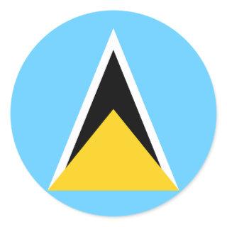 Saint Lucia Flag Sticker