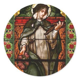 SAINT ROSE OF LIMA CLASSIC ROUND STICKER