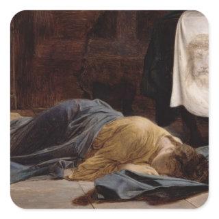 Saint Veronica Square Sticker