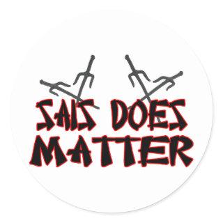 Sais Does Matter Classic Round Sticker