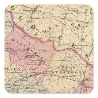Salem County, NJ Square Sticker