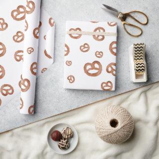 Salted Soft Watercolor Pretzel Pattern