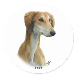 Saluki Classic Round Sticker