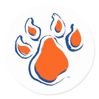 Sam Houston State Bearkat Paw Classic Round Sticker