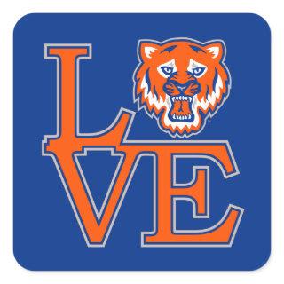Sam Houston State Love Square Sticker