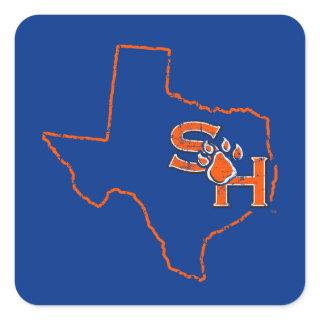 Sam Houston State State Love Square Sticker