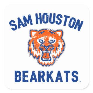 Sam Houston University Vintage Square Sticker