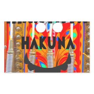 Samba Carnival colors Hakuna Matata blings.png Rectangular Sticker