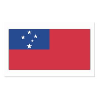 Samoa - Samoan Flag Rectangular Sticker