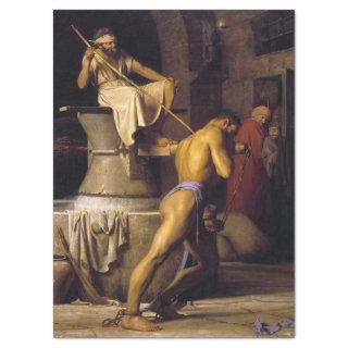 Samson and the Philistines by Carl Bloch Tissue Paper