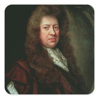 Samuel Pepys 2 Square Sticker