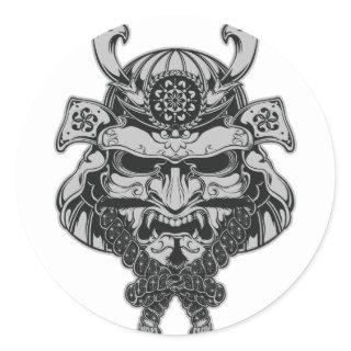 Samurai Classic Round Sticker