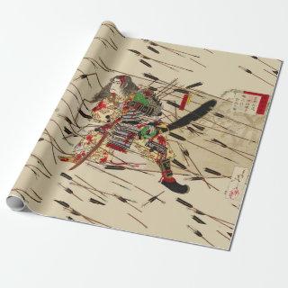 SAMURAI MASATSURA IS FIGHTING IN SHOWER OF ARROWS