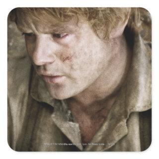 Samwise side face square sticker