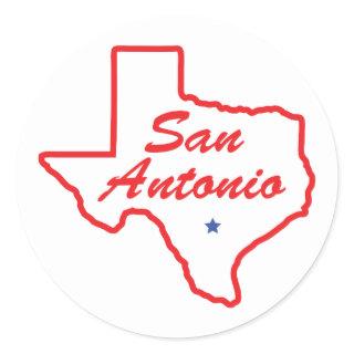 San Antonio - Texas Classic Round Sticker