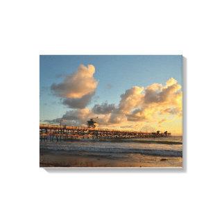 San Clemente Pier California Canvas Print