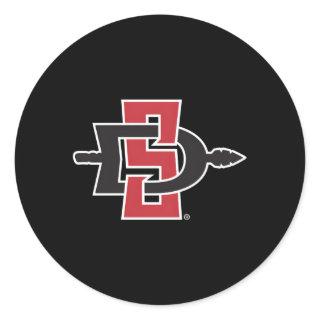 San Diego State Aztecs Icon Classic Round Sticker