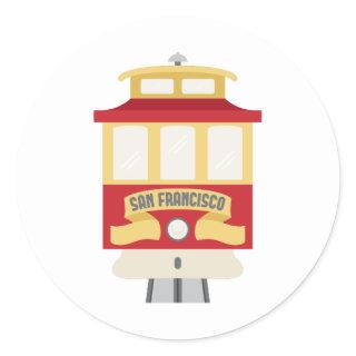 San Francisco Classic Round Sticker