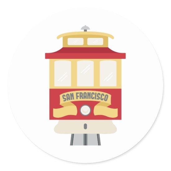 San Francisco Classic Round Sticker