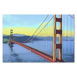 San Francisco - GOLDEN GATE - Bridge Tissue Paper