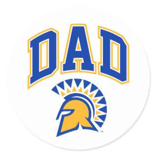 San Jose State Spartans Dad Classic Round Sticker